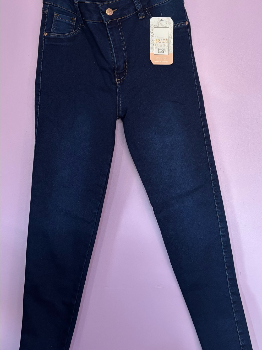 Colombian jeans with effect push up